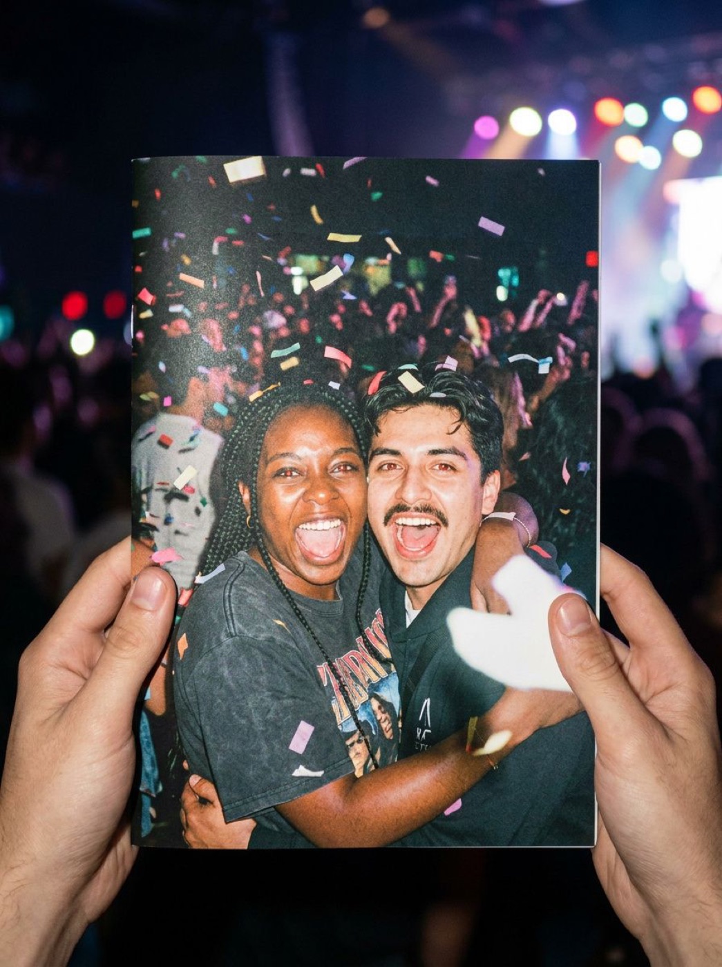 AIRLUUMS printed products — zines, posters, stickers, cards, postcards